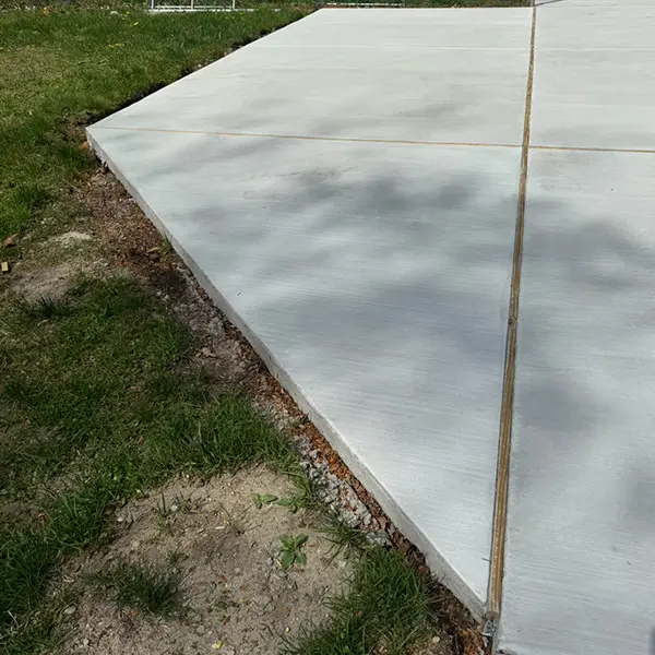 Concrete driveway styles options shown at Cherry Hill NJ project