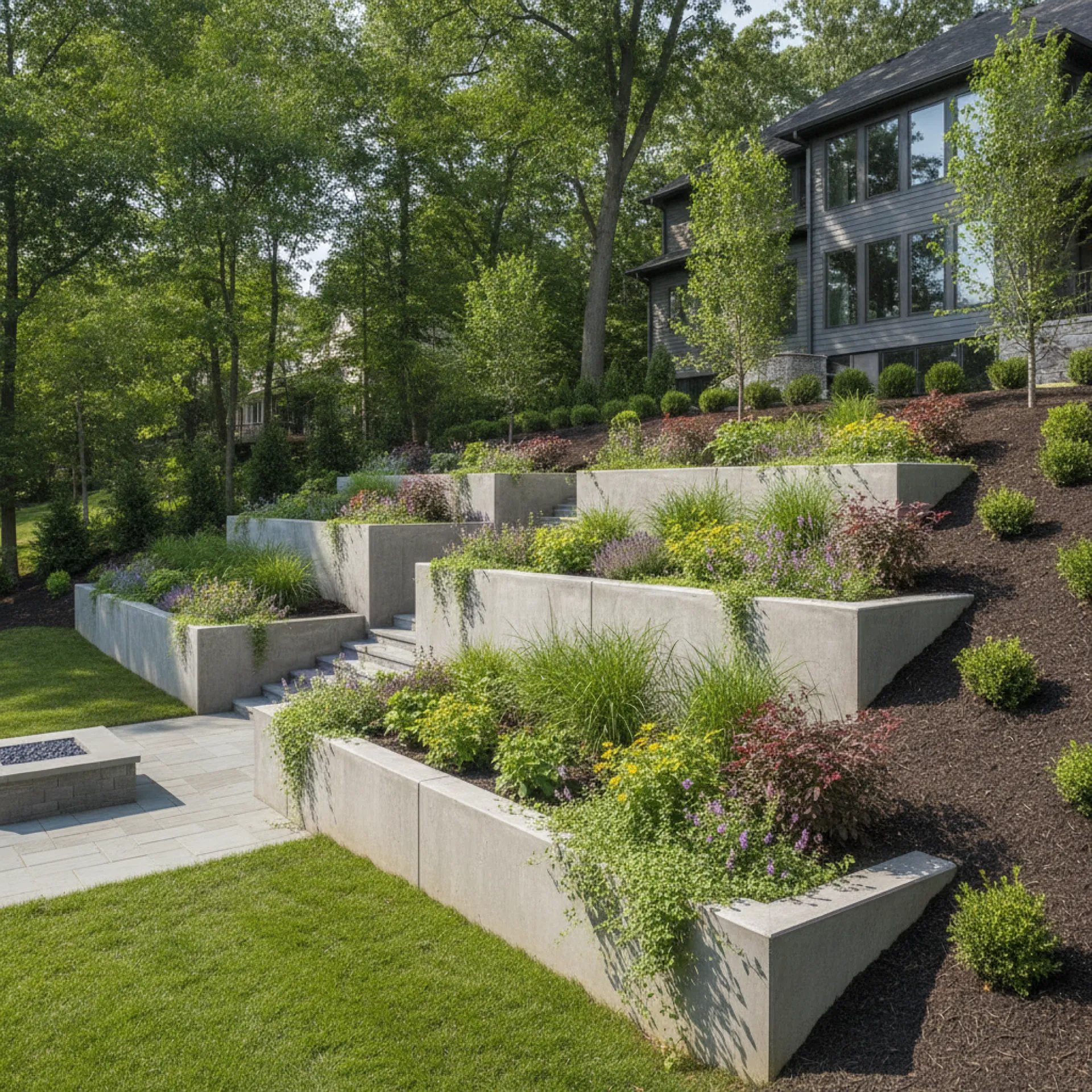 Retaining Walls in Cherry Hill, NJ by Papaneri & Sons
