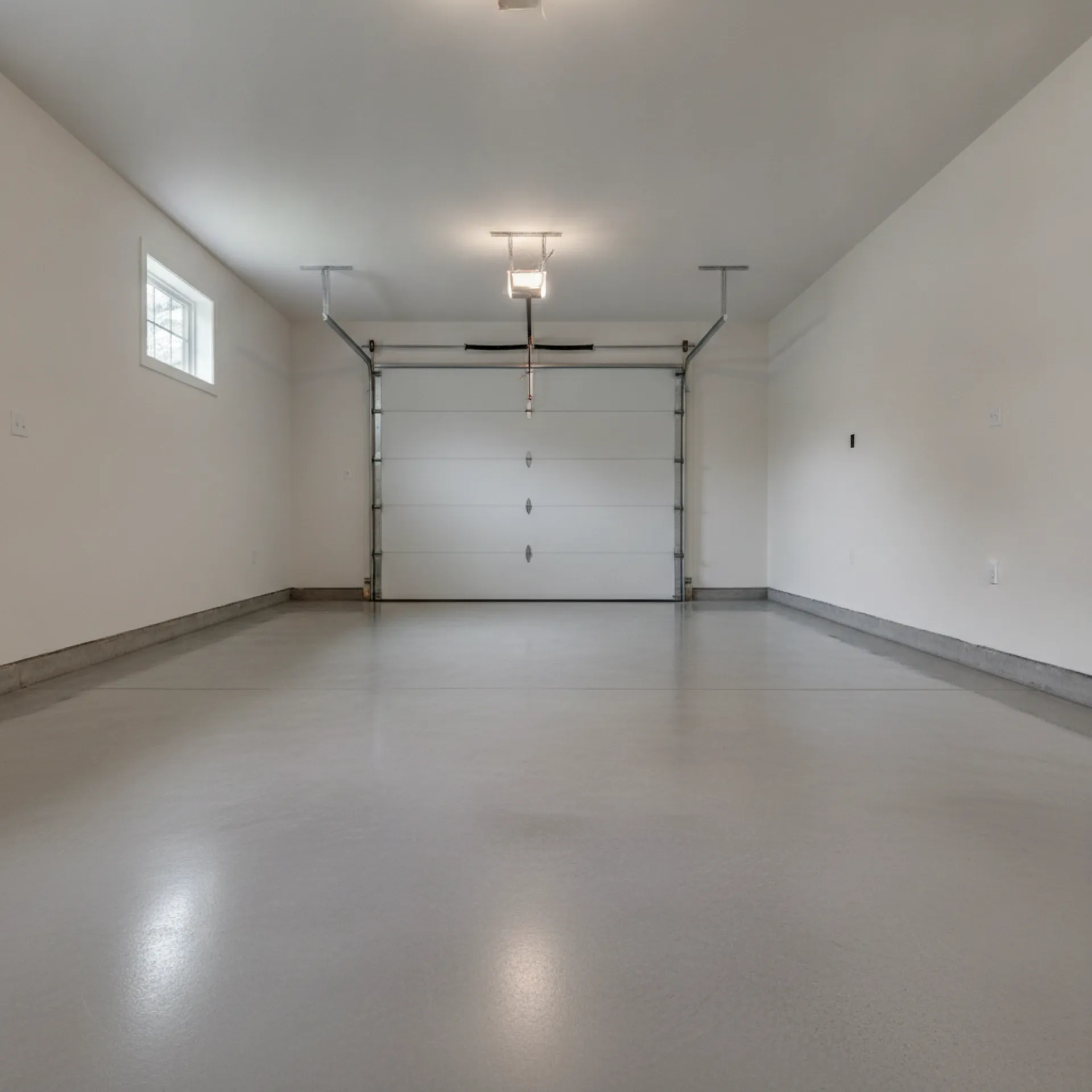 Concrete garage floor poured and finished at residential home Cherry Hill NJ