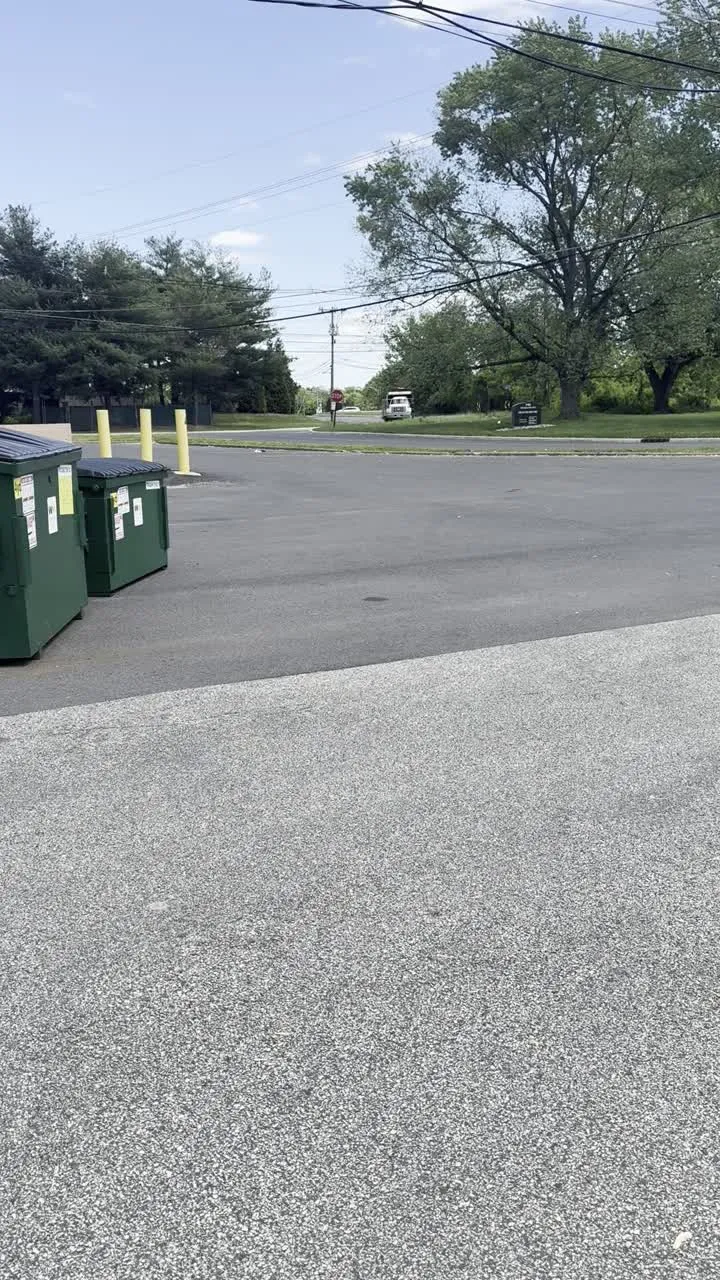 Papaneri & Sons truck at a curbing job site in Cherry Hill, NJ