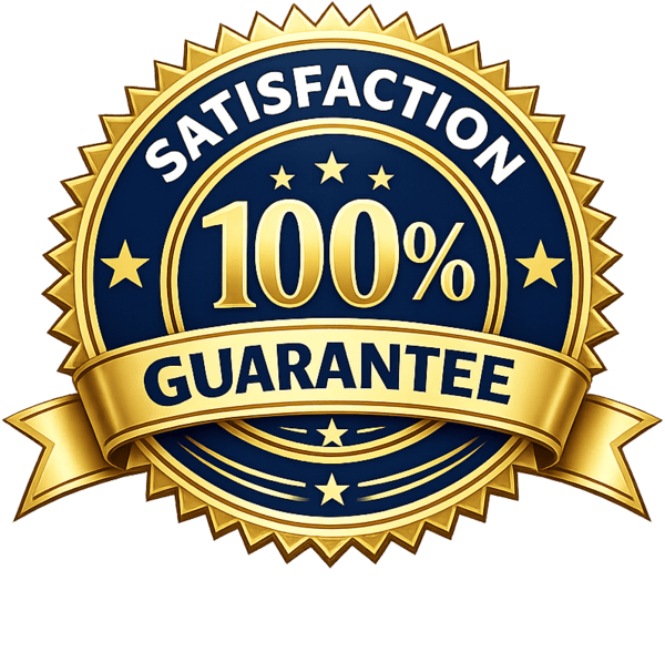 100% Satisfaction Guarantee