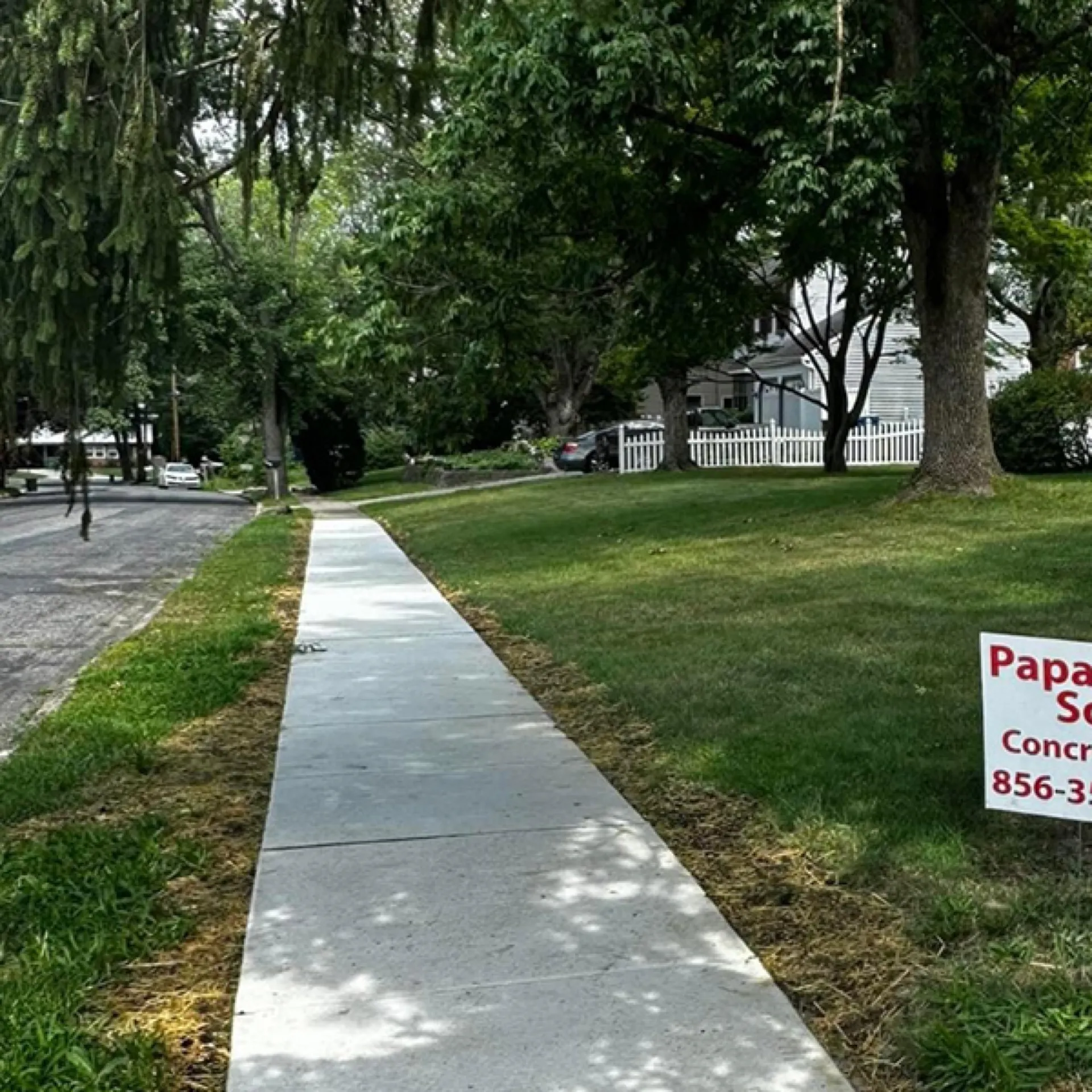 Sidewalk Installation in Cherry Hill, NJ by Papaneri & Sons