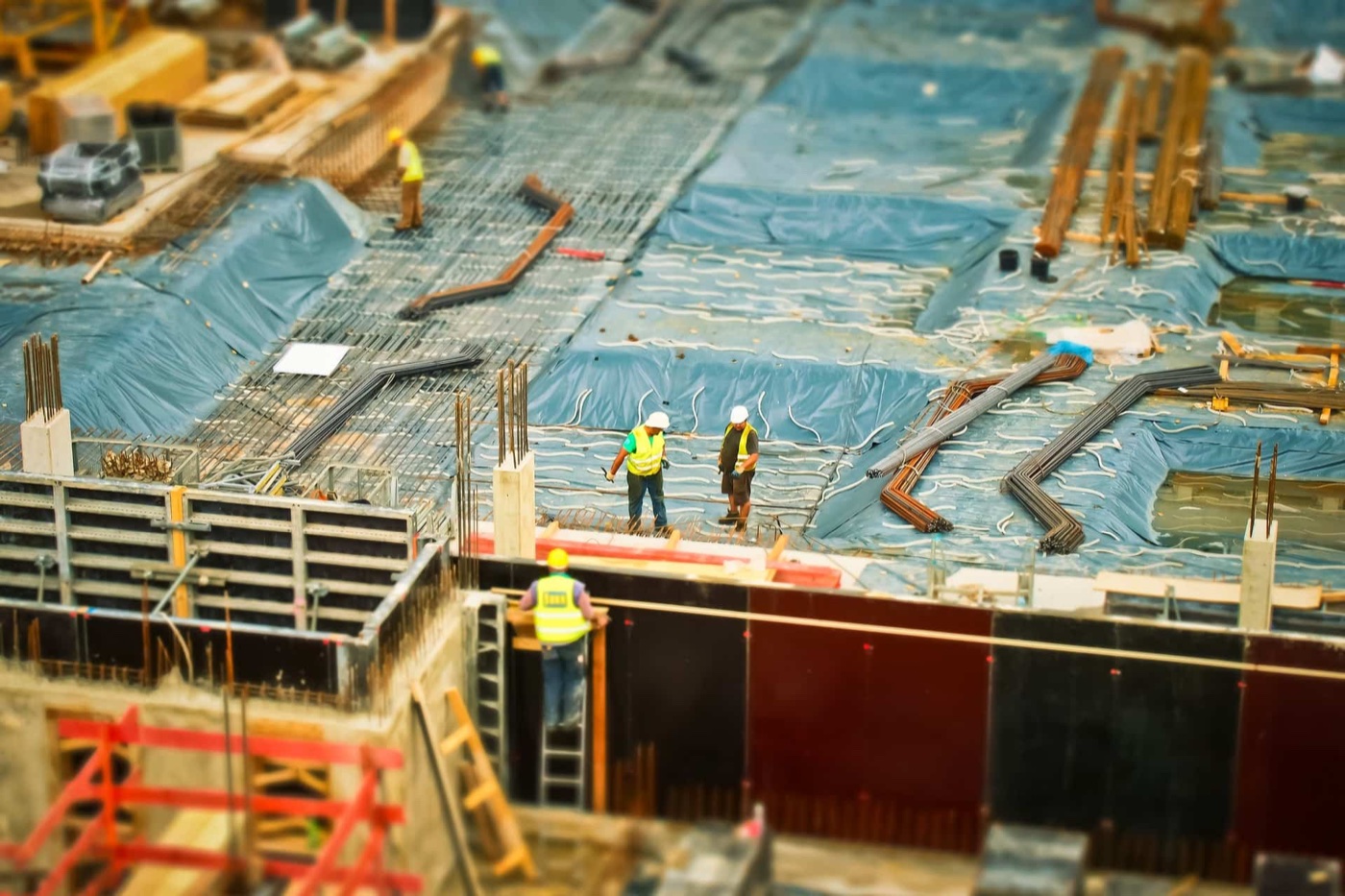 Commercial and industrial concrete slab project in South Jersey